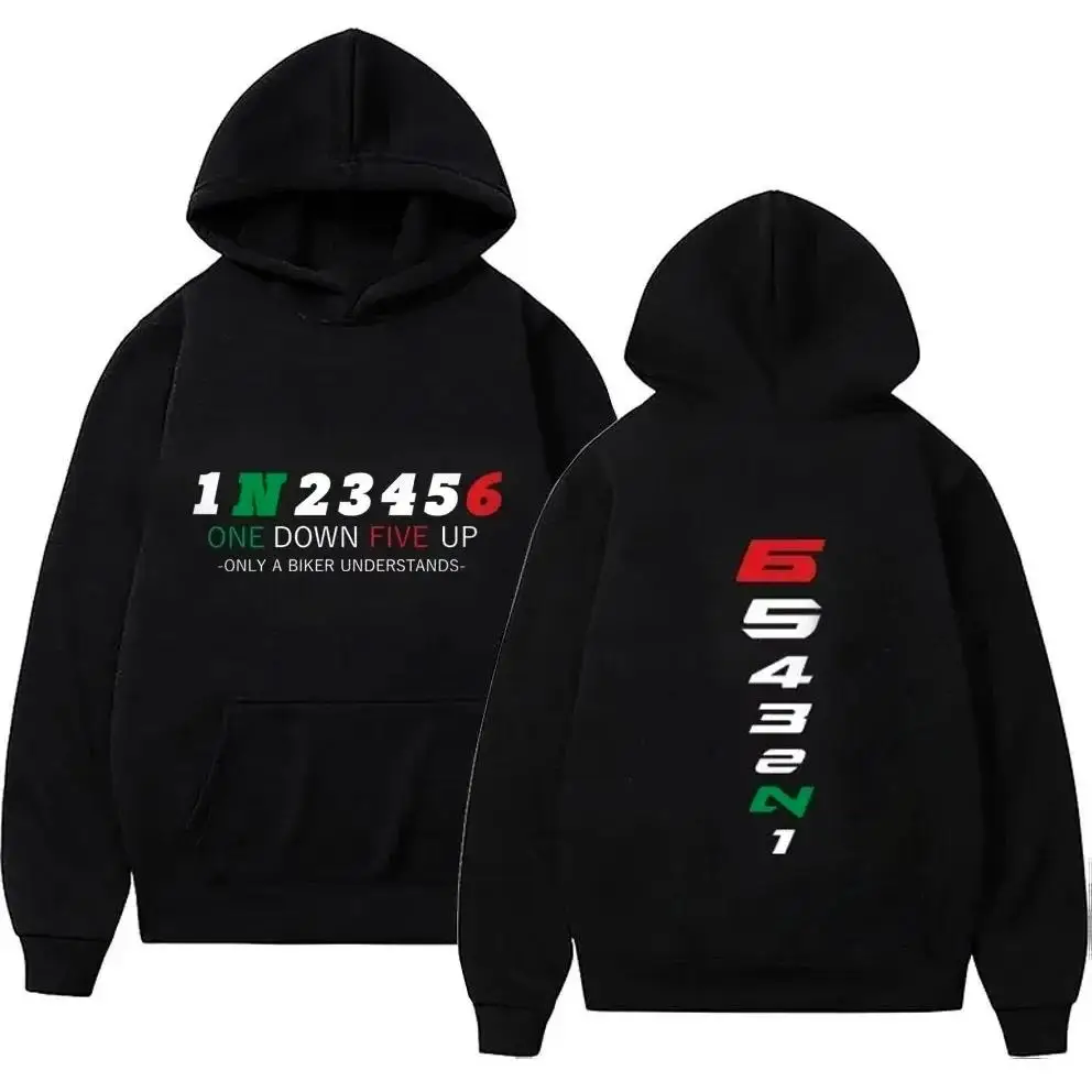Motorcycle Gear Hoodie - Sweat-shirt à capuche pour hommes, vêtements