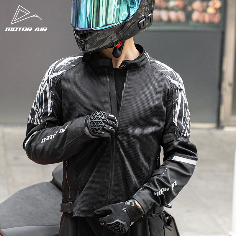 Blouson de moto noir pour homm - Motorcycle Gear Mesh avis et prix