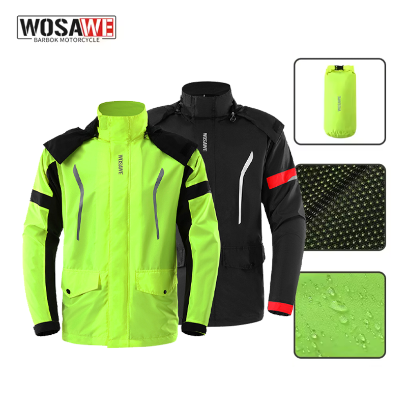 Veste de pluie pour moto WOSAW - Motorcycle Gear Hoodie avis et prix