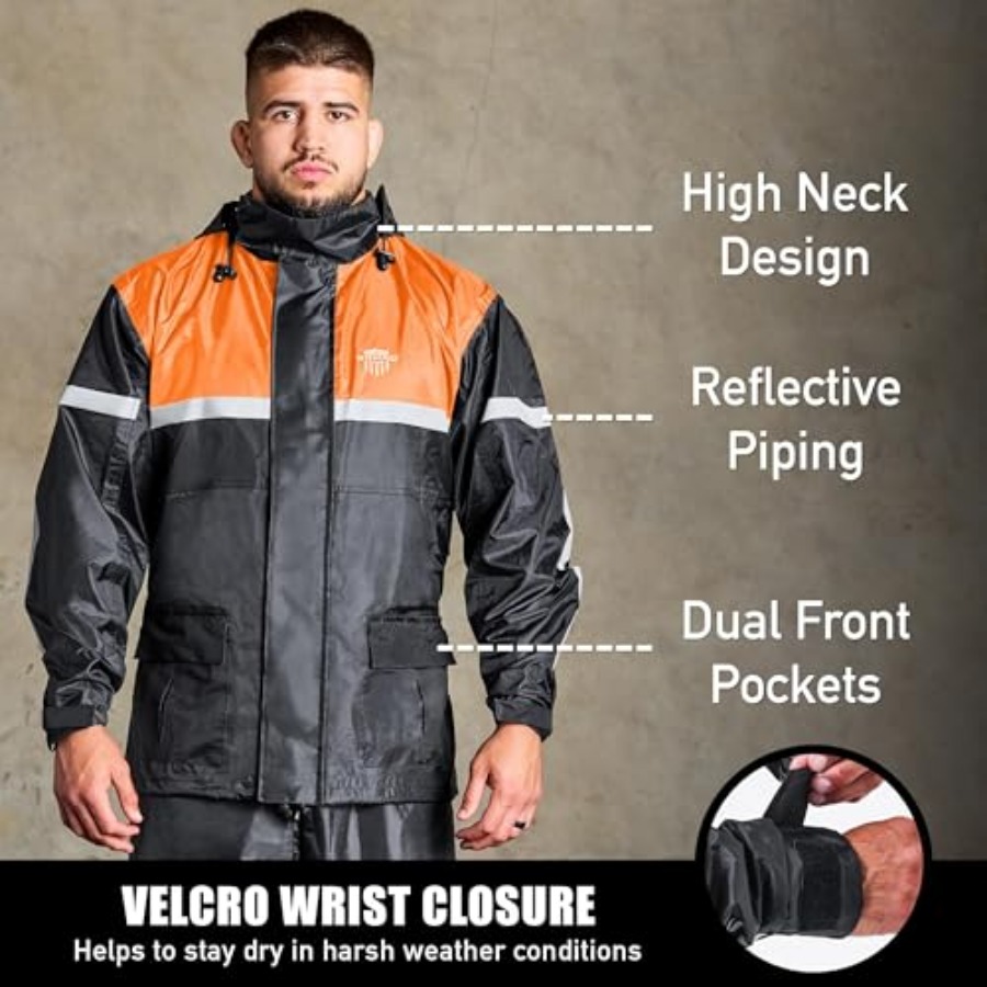 Combinaison de pluie imperméab - Motorcycle Gear Hoodie avis et prix