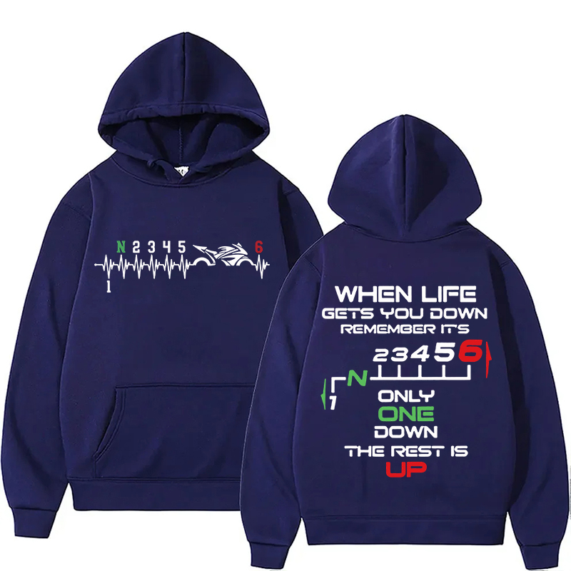 Nouveau sweat à capuche 1N2345 - Motorcycle Gear Hoodie avis et prix