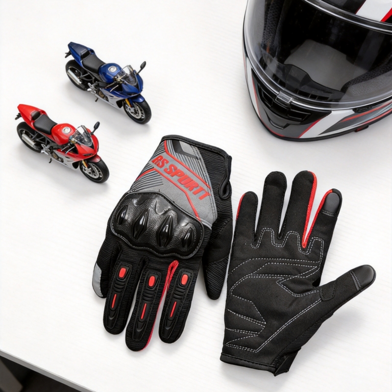 Gants de moto RS à doigts comp - Motorcycle Gear Mesh avis et prix
