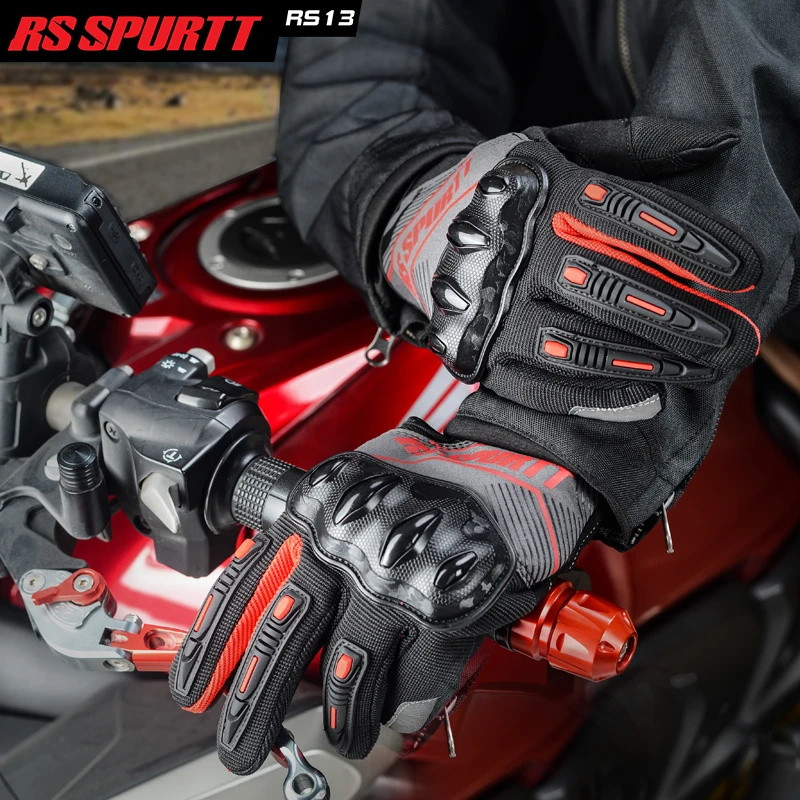 Gants de moto RS à doigts comp - Motorcycle Gear Mesh avis et prix