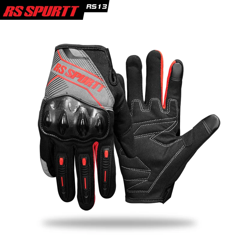 Gants de moto RS à doigts comp - Motorcycle Gear Mesh avis et prix