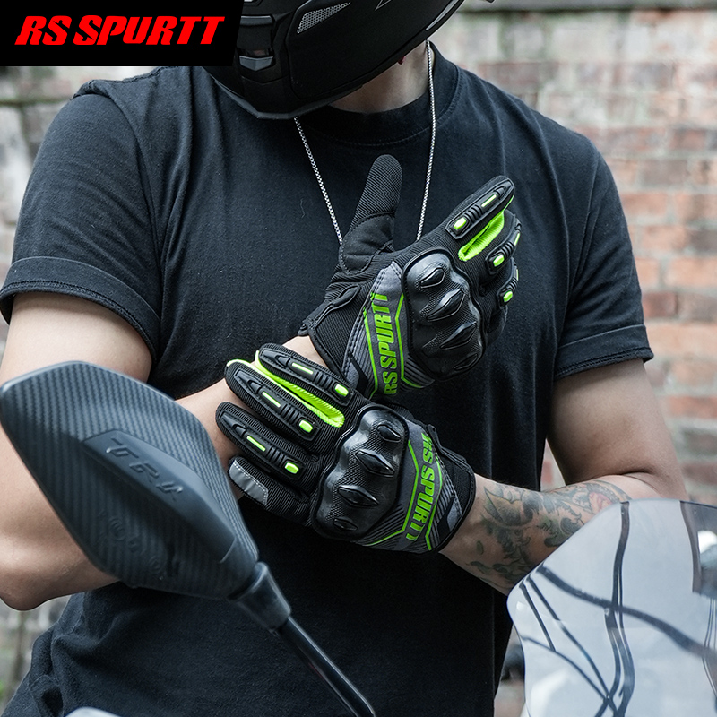 Gants de moto RS à doigts comp - Motorcycle Gear Mesh avis et prix