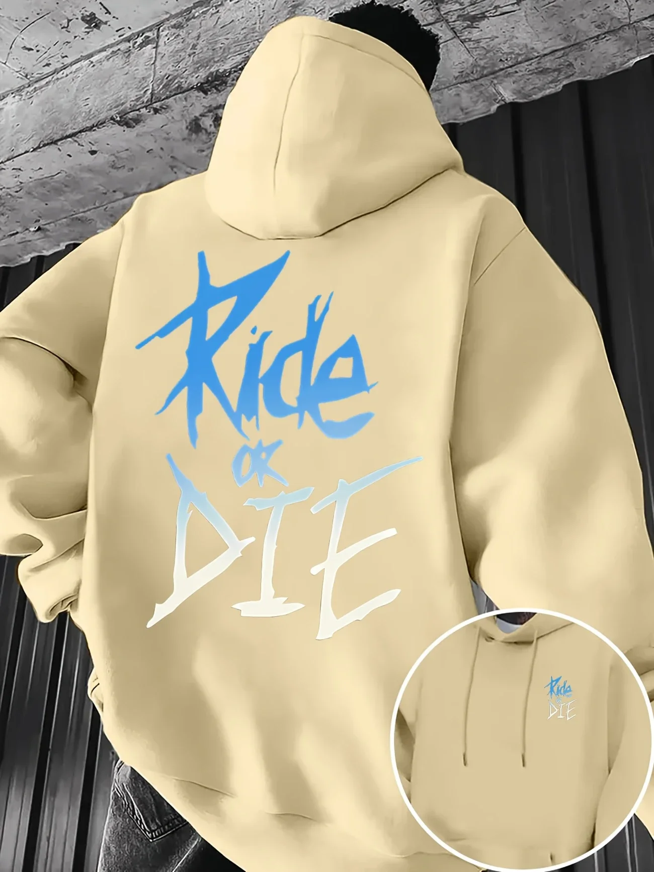 Ride or Die Graffiti imprimé r - Motorcycle Gear Hoodie avis et prix
